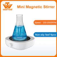 West Tune Magnetic Stirrer，Magnetic Mixer with Stirring Capacity 2000ml (No Heating)